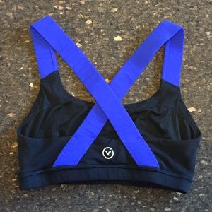 American Eagle Sports Bra - Size XS EUC in blue and black